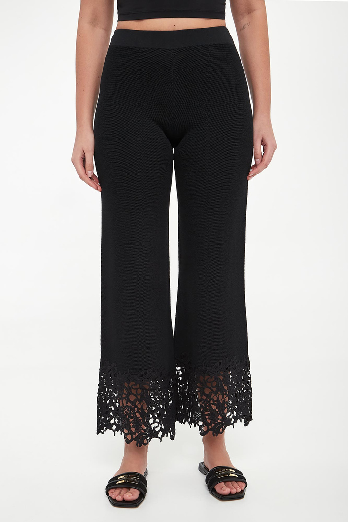 Spodnie damskie z koronką TWINSET U&B