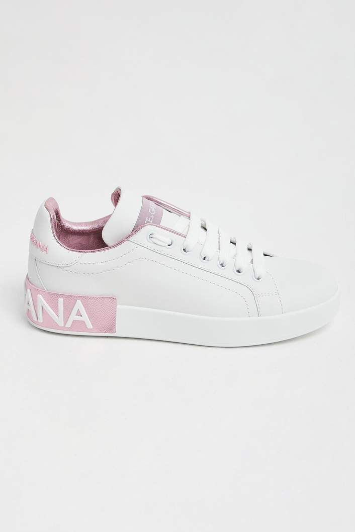 Sneakersy damskie skórzane Portofino Vintage DOLCE & GABBANA