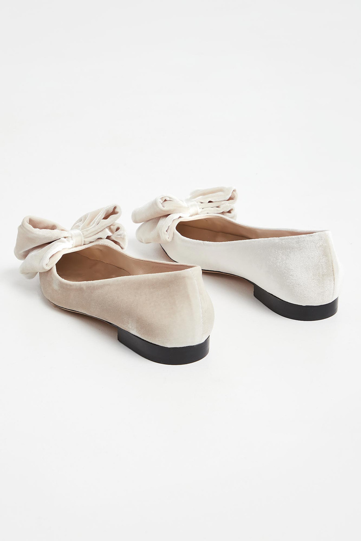 Baleriny welurowe CUSTOMMADE