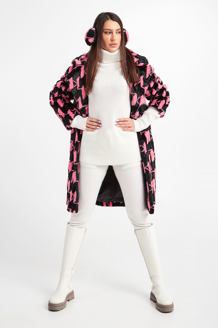 Nauszniki futrzane KARL LAGERFELD