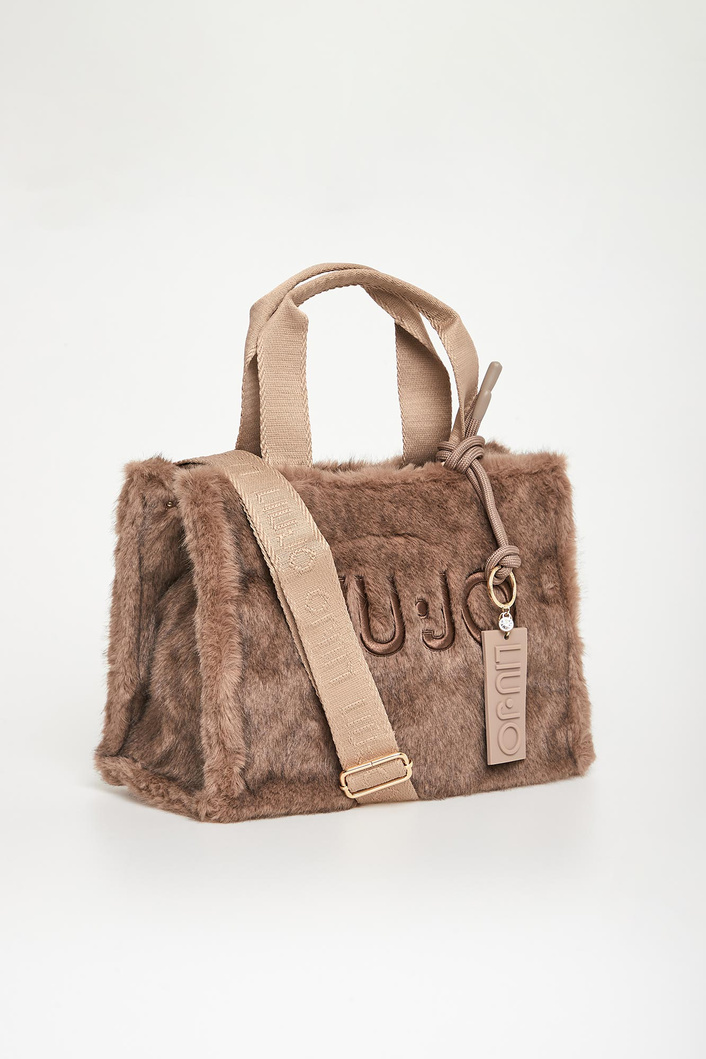 Torebka damska futrzany shopper LIU JO