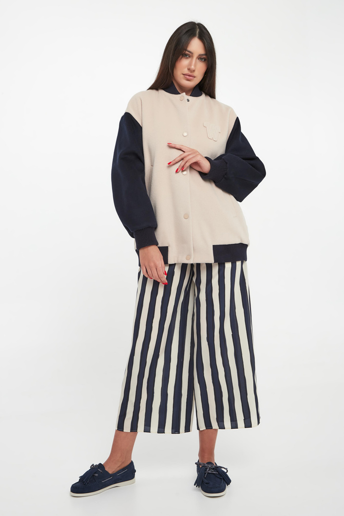 Kurtka damska bejsbolówka wełniana Ellisse WEEKEND MAX MARA