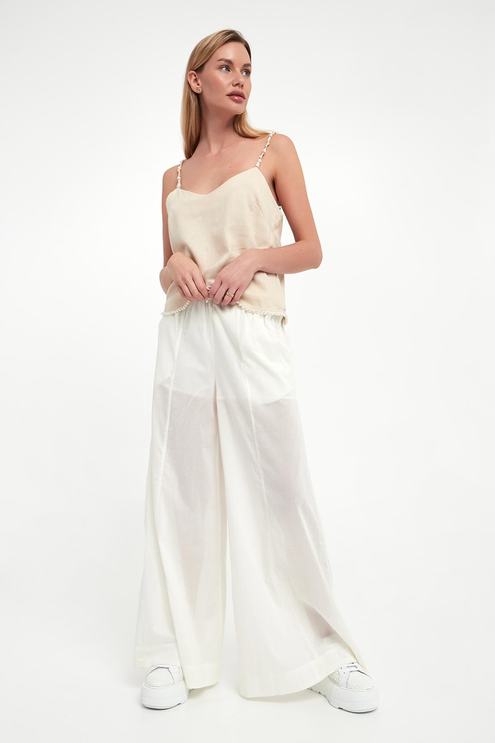 Top damski lniany TWINSET U&B