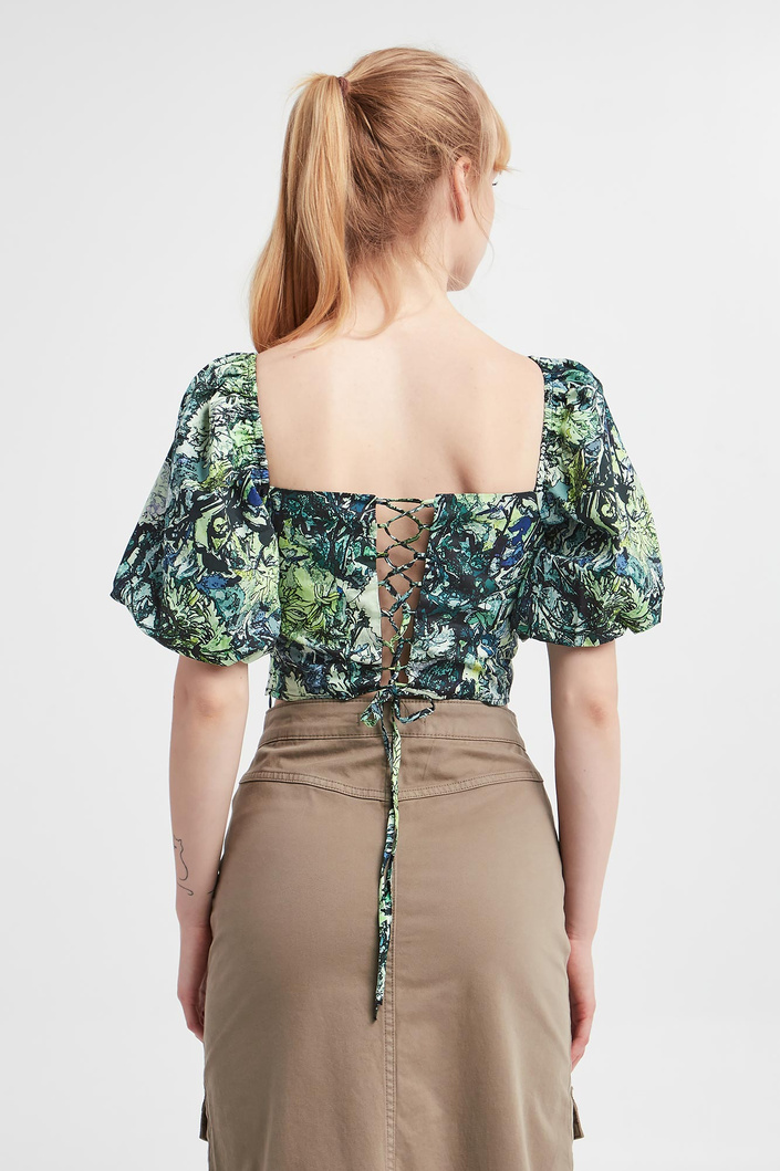 Bluzka damska gorsetowa GESTUZ