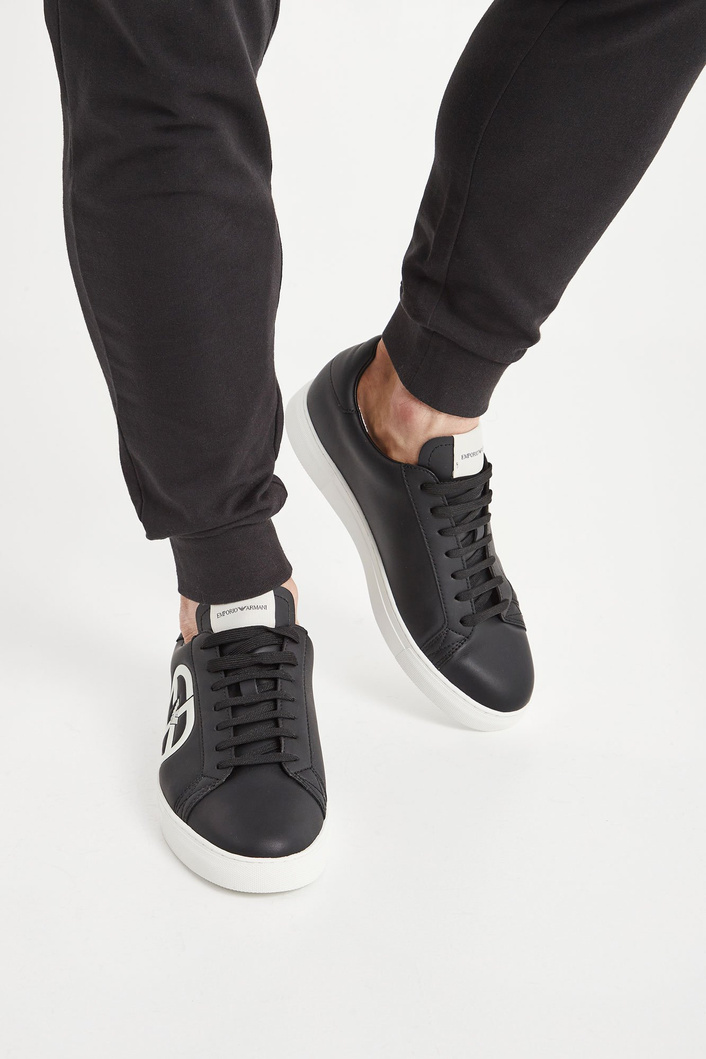 Sneakersy męskie skórzane EMPORIO ARMANI