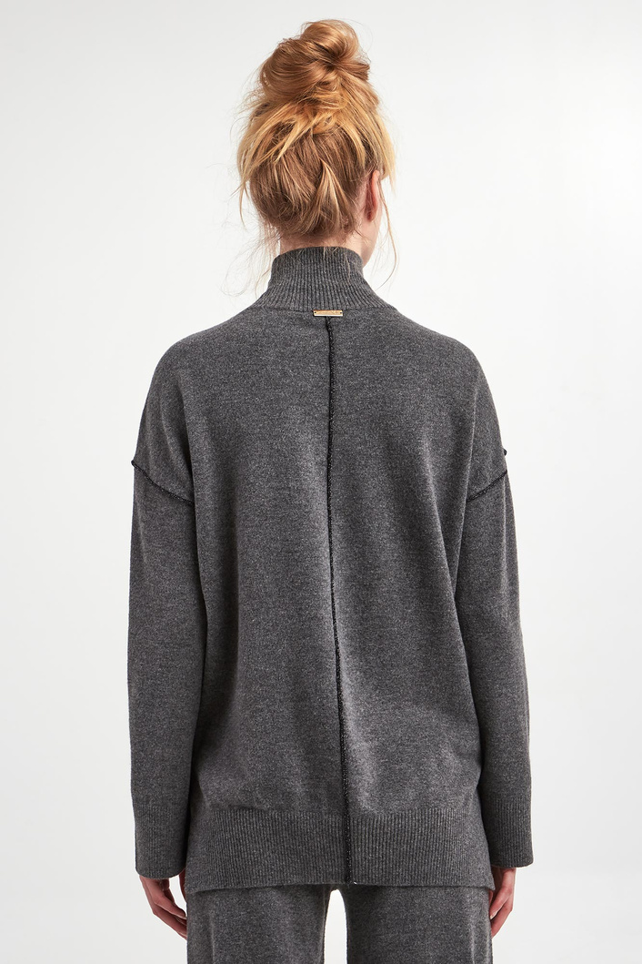 Sweter damski z golfem TWINSET U&B