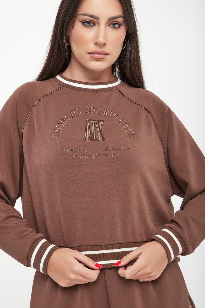 Bluza damska z logo ARMANI EXCHANGE