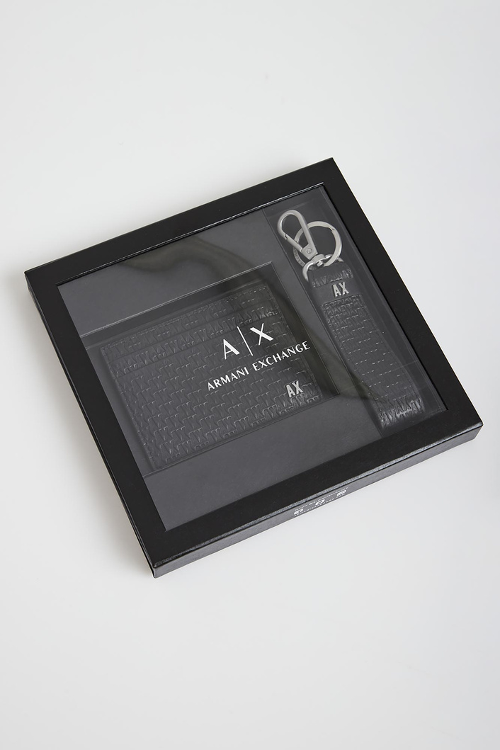 Brelok i portfel męski ARMANI EXCHANGE