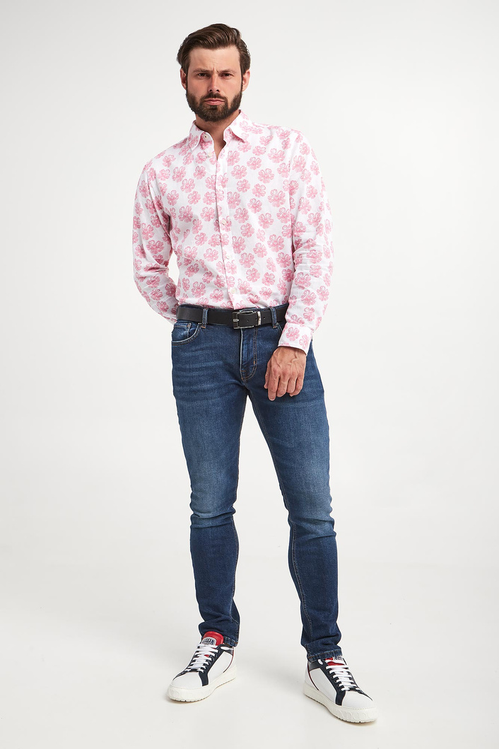 Koszula męska lniana Hanson2K-W JOOP! JEANS