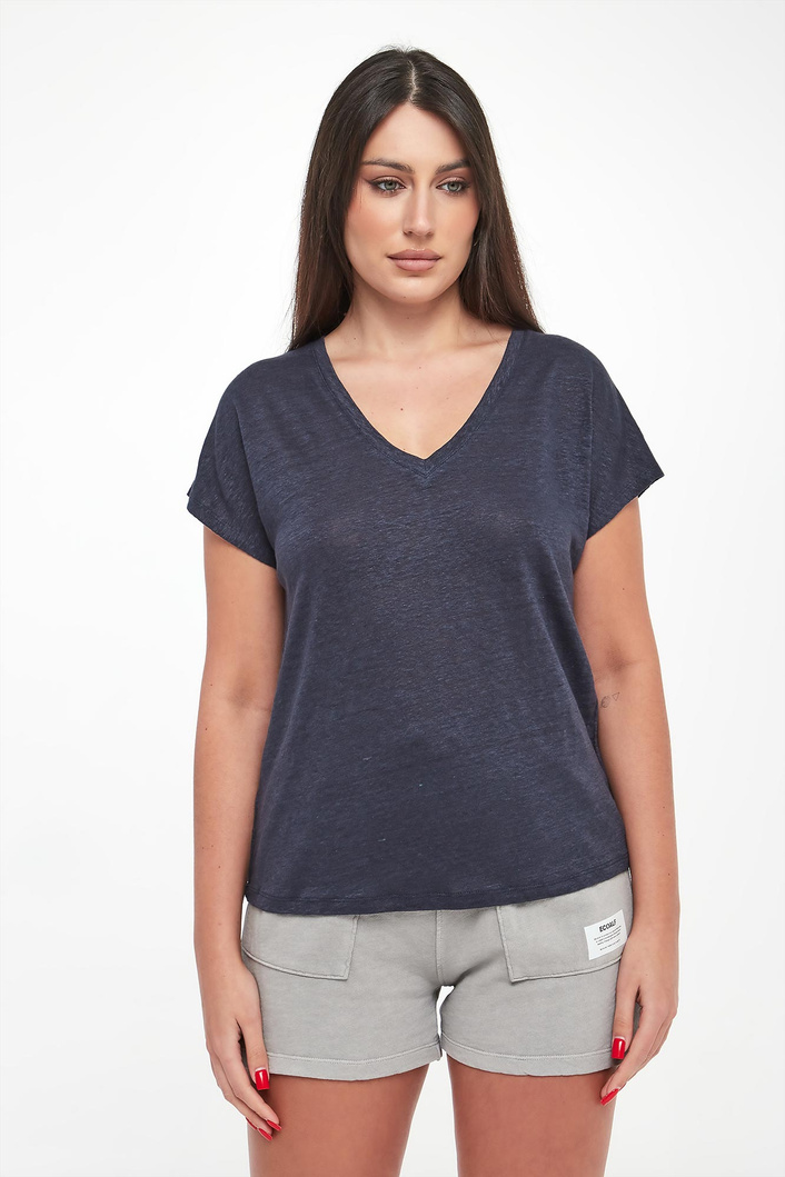 T-shirt damski lniany Arendal ECOALF