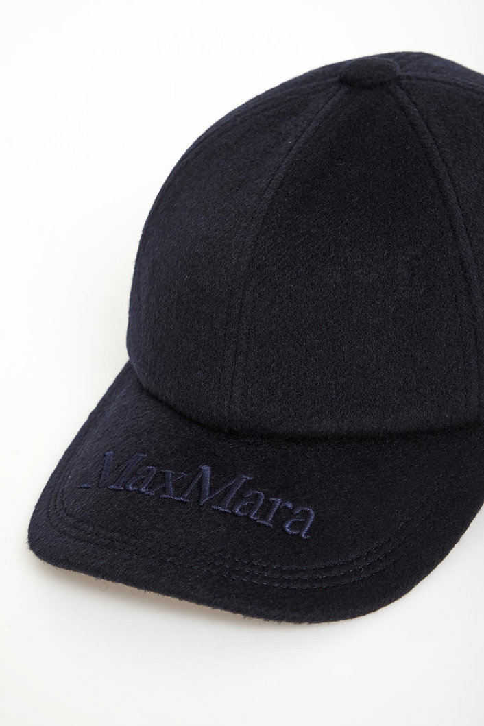 Czapka z daszkiem damska kaszmirowa Lancia MAX MARA ACCESSORI