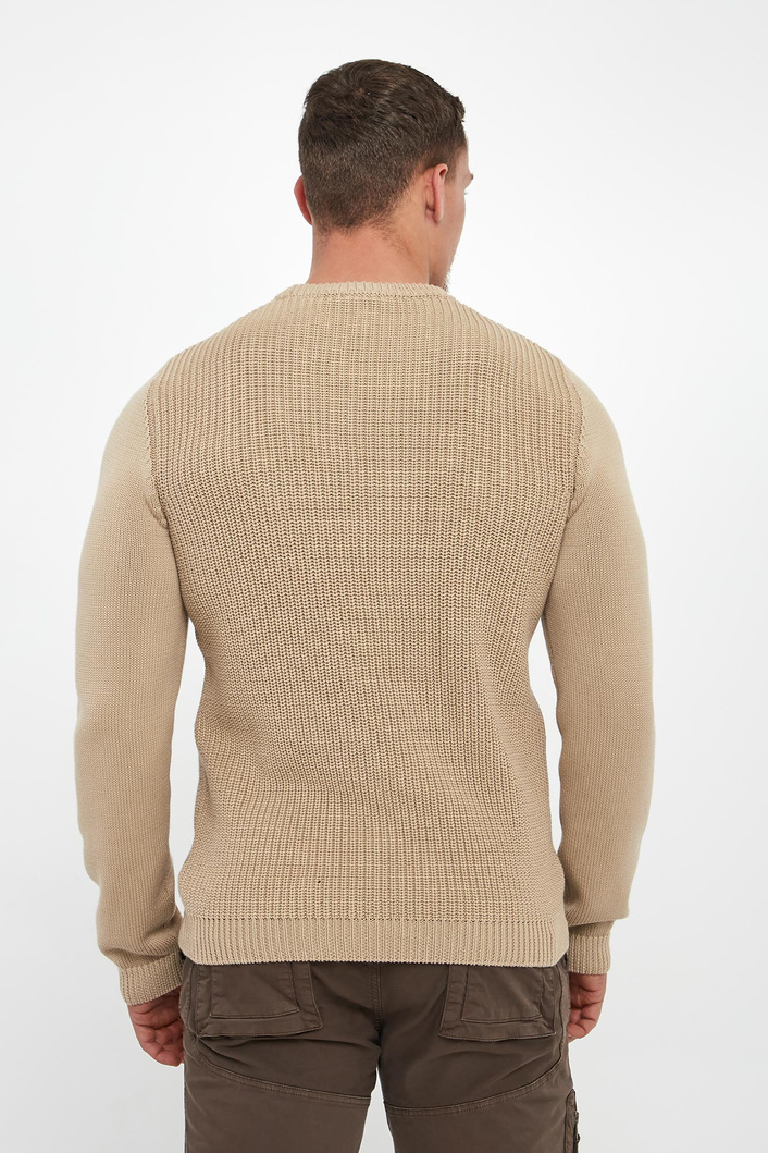 Sweter męski z logo AERONAUTICA MILITARE