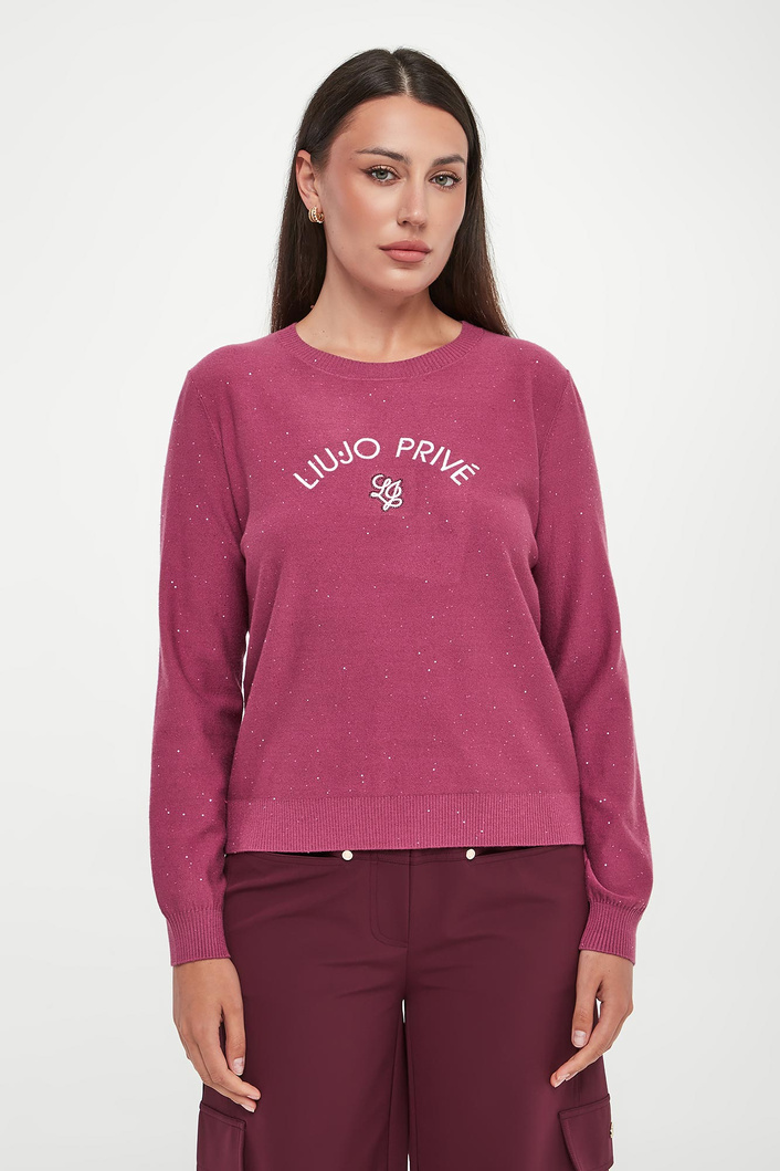 Sweter damski z cekinami LIU JO