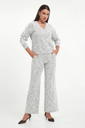 Spodnie damskie tweedowe TWINSET U&B