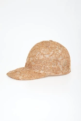 Czapka z daszkiem damska pleciona ERMANNO SCERVINO LIFE