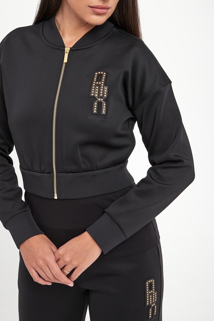 Bluza damska z logo ARMANI EXCHANGE