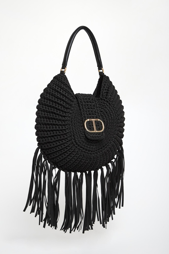 Torebka damska z frędzlami TWINSET