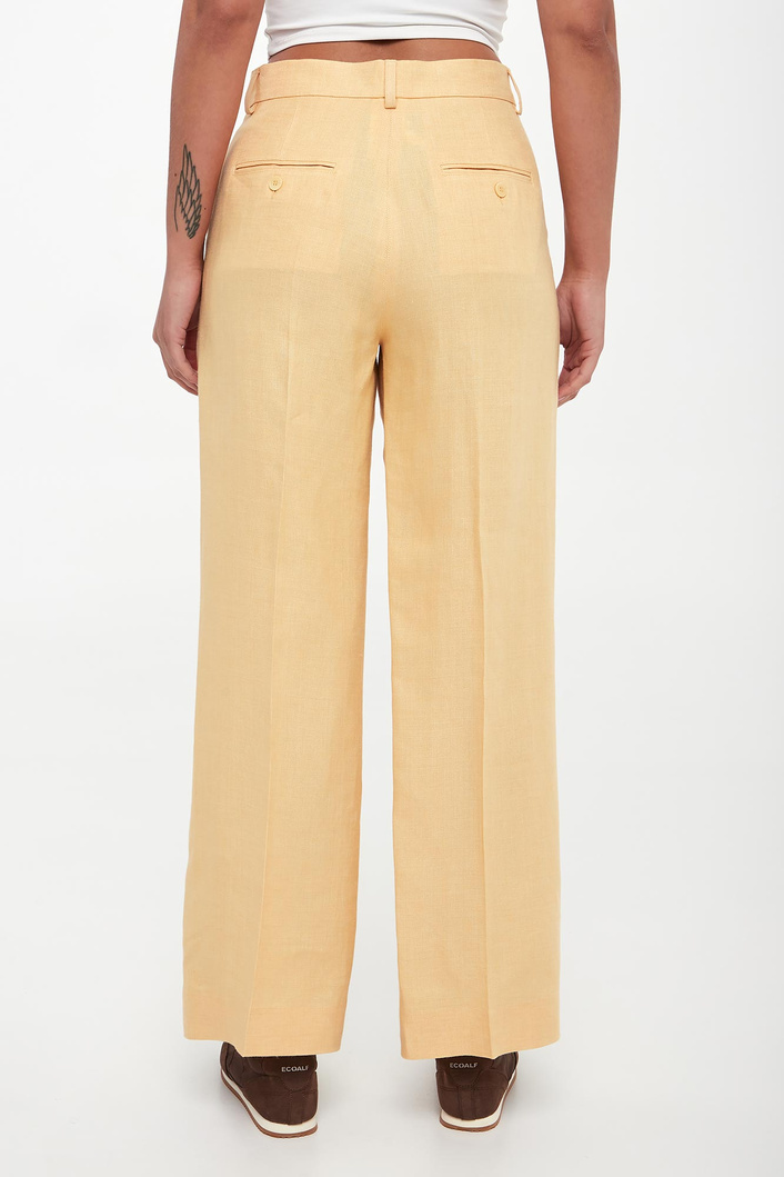Spodnie damskie lniane Malizia WEEKEND MAX MARA