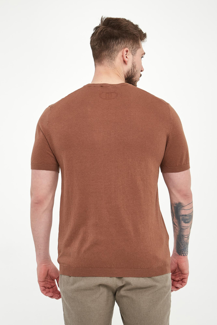 T-shirt męski lniany LIU JO