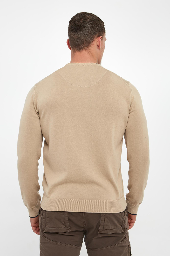 Sweter męski z logo AEROANUTICA MILITARE
