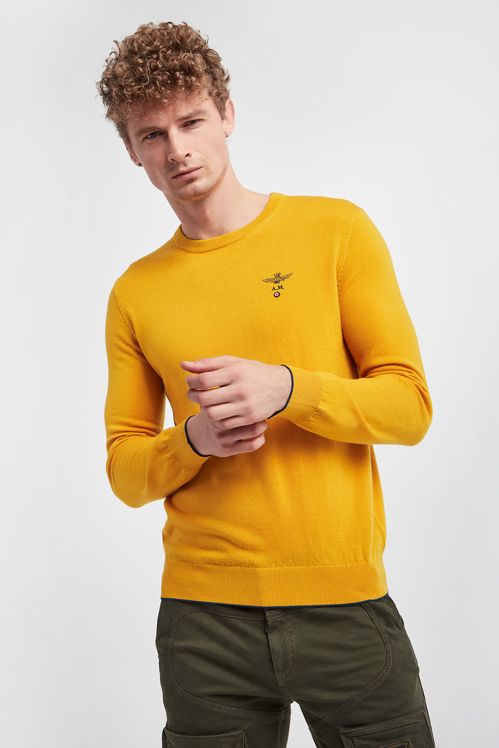 Sweter męski wełniany AERONAUTICA MILITARE