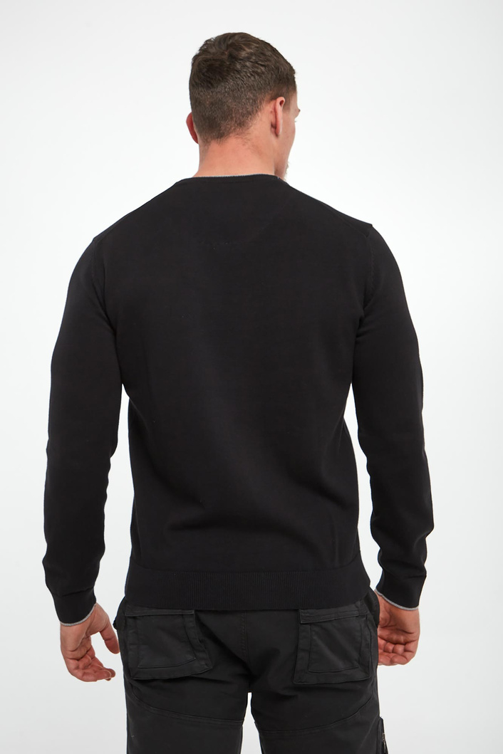 Sweter męski z logo AEROANUTICA MILITARE