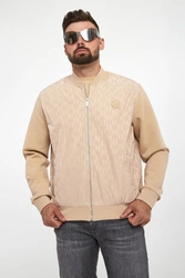 Kurtka męska bomberka z logo KARL LAGERFELD