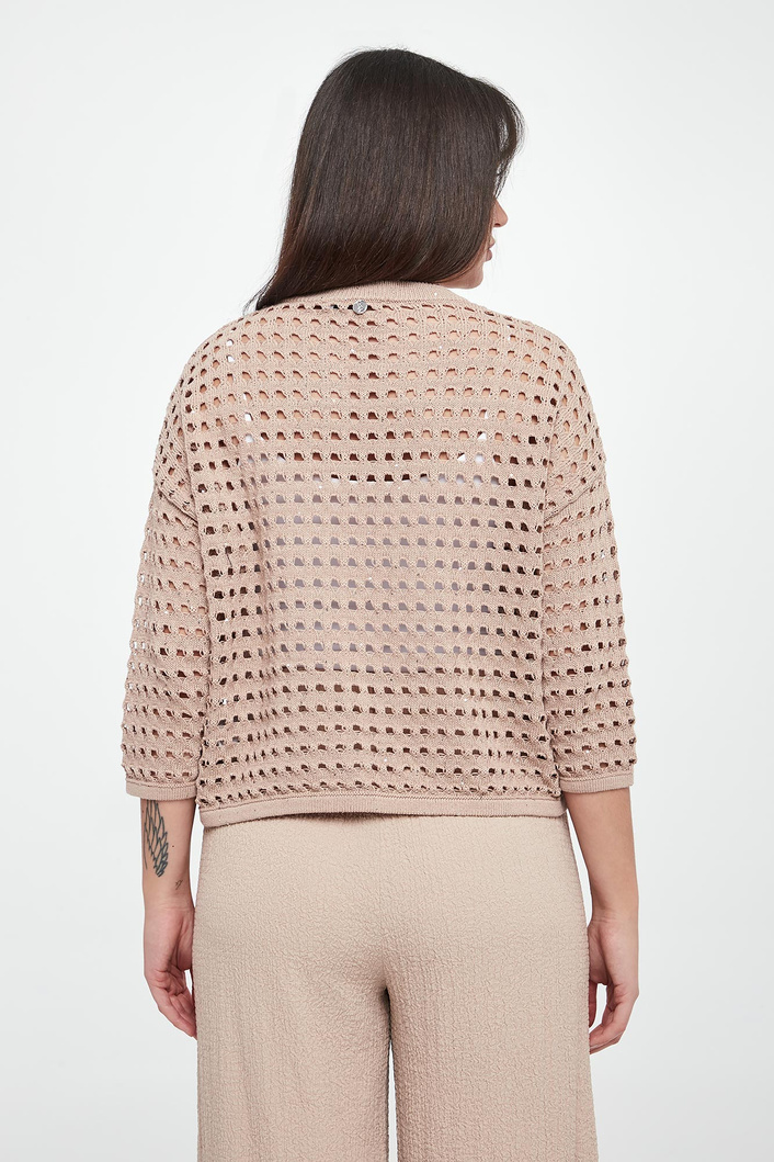Sweter damski ażurowy JOSEPH RIBKOFF
