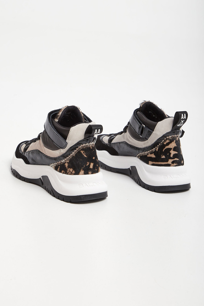 Sneakersy skórzane BALDININI