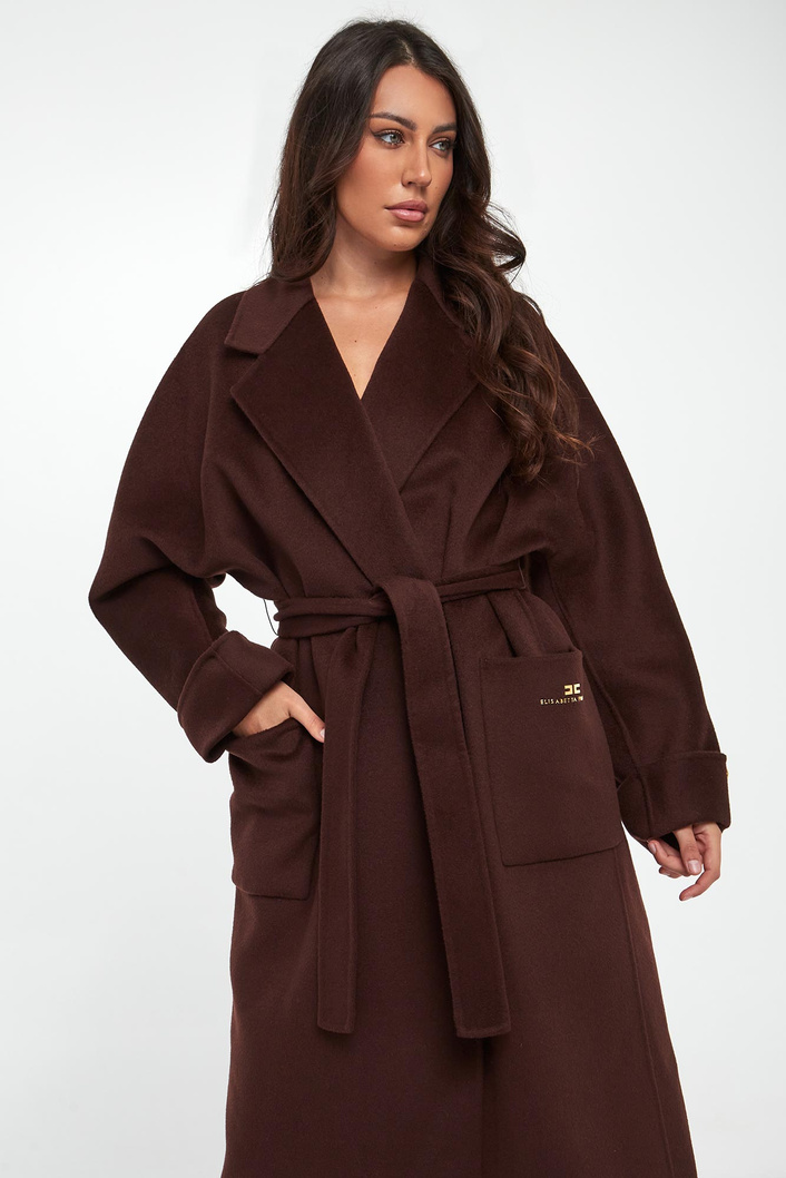 Płaszcz damski wełniany ELISABETTA FRANCHI