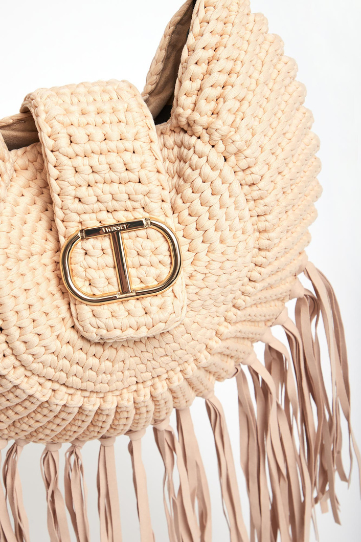 Torebka damska z frędzlami TWINSET