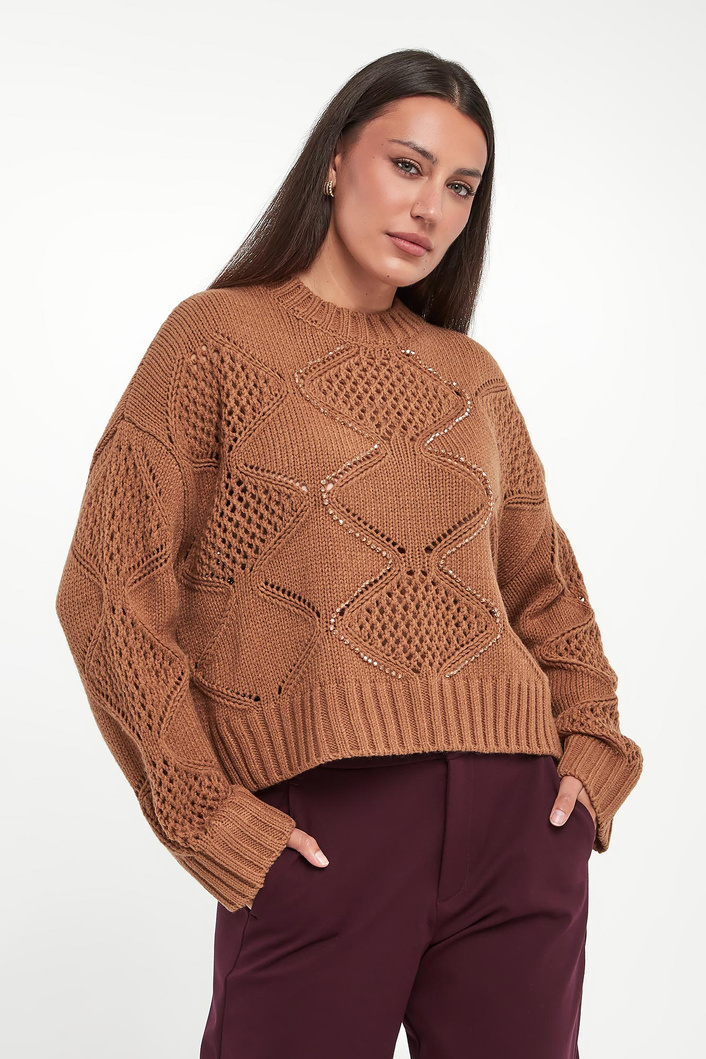 Sweter damski z wełną LIU JO