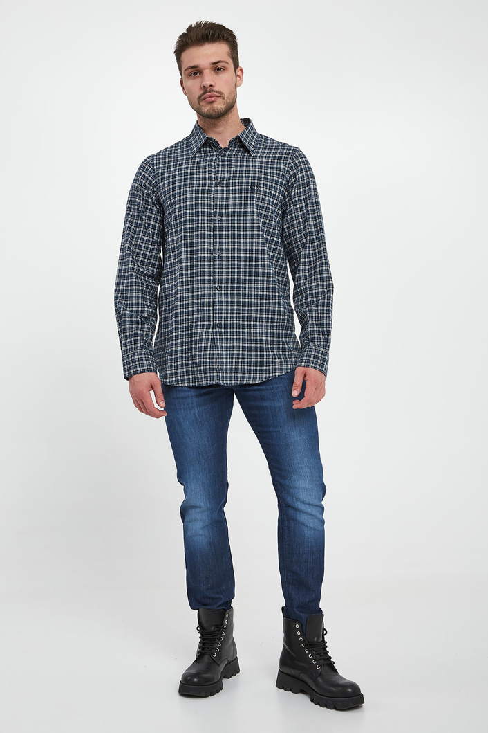 Koszula męska w kratkę ARMANI EXCHANGE
