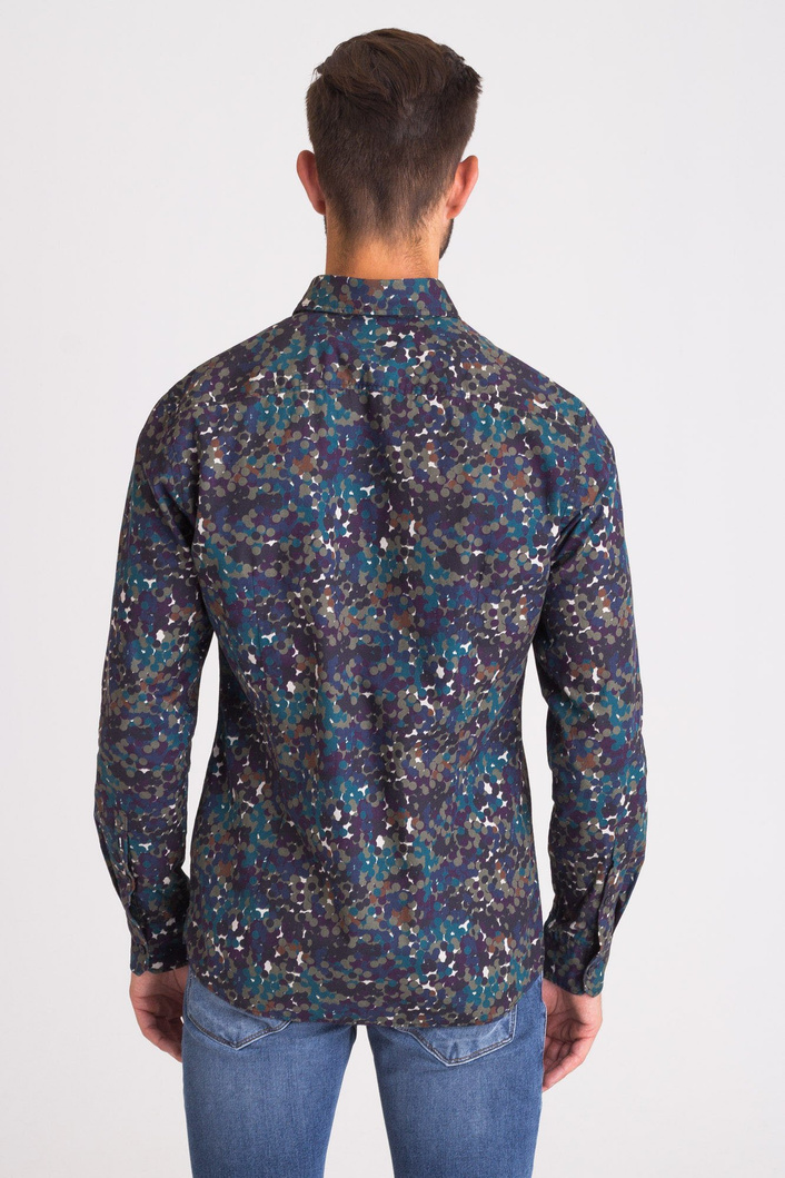 WIELOKOLOROWA KOSZULA JOOP! JEANS WE WZÓR MORO