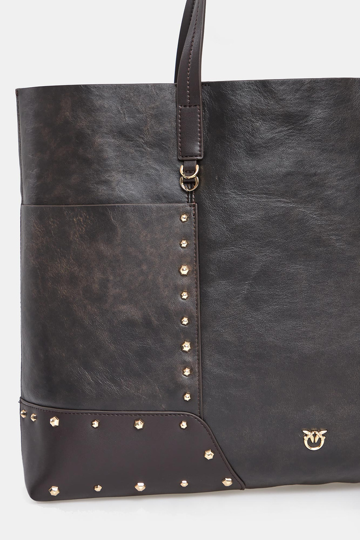 Torebka skórzany shopper PINKO