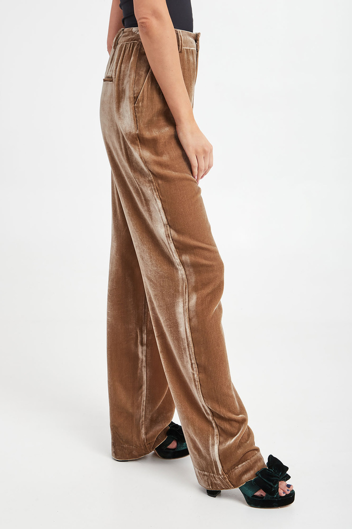 Spodnie damskie welurowe CUSTOMMADE