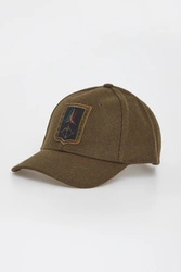 Czapka męska wełniana z daszkiem AERONAUTICA MILITARE