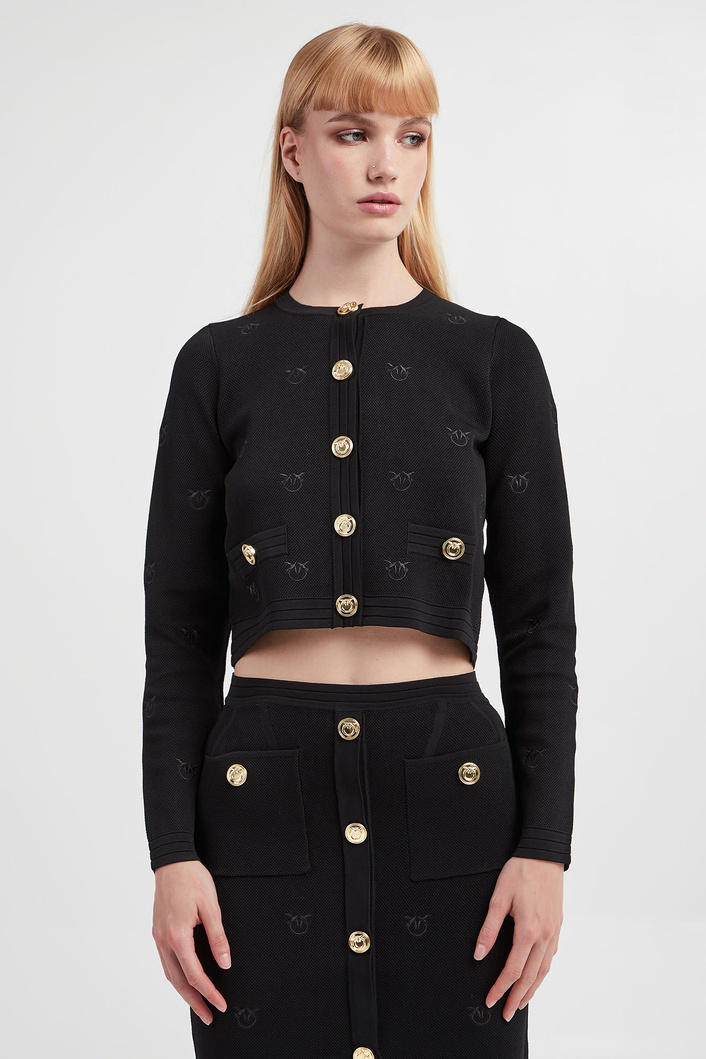 Żakiet żakardowy Orca PINKO