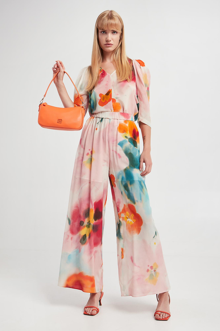 Spodnie damskie jedwabne Cactus MARELLA