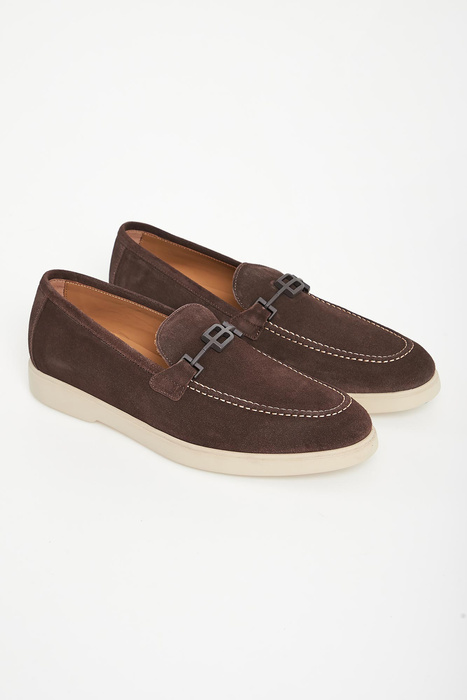 Loafersy męskie zamszowe BALDININI