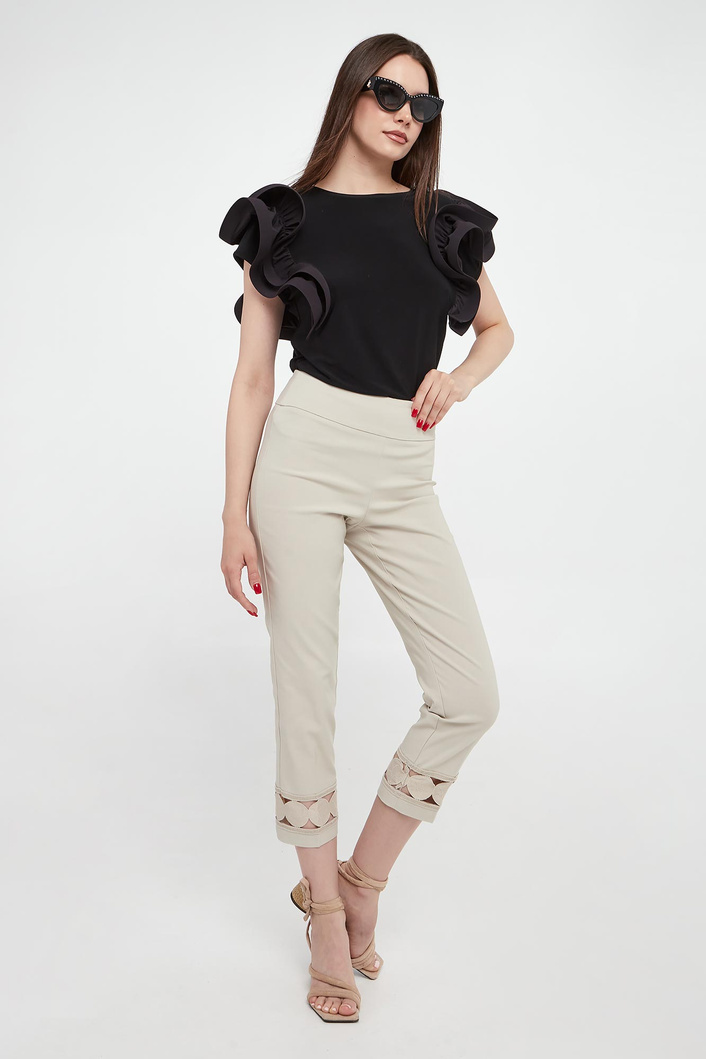 Bluzka damska z falbanami JOSEPH RIBKOFF