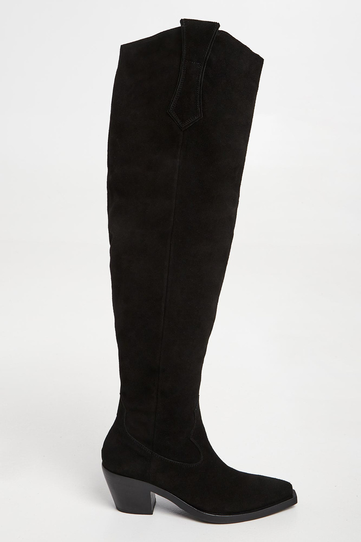 Kozaki damskie zamszowe PINKO