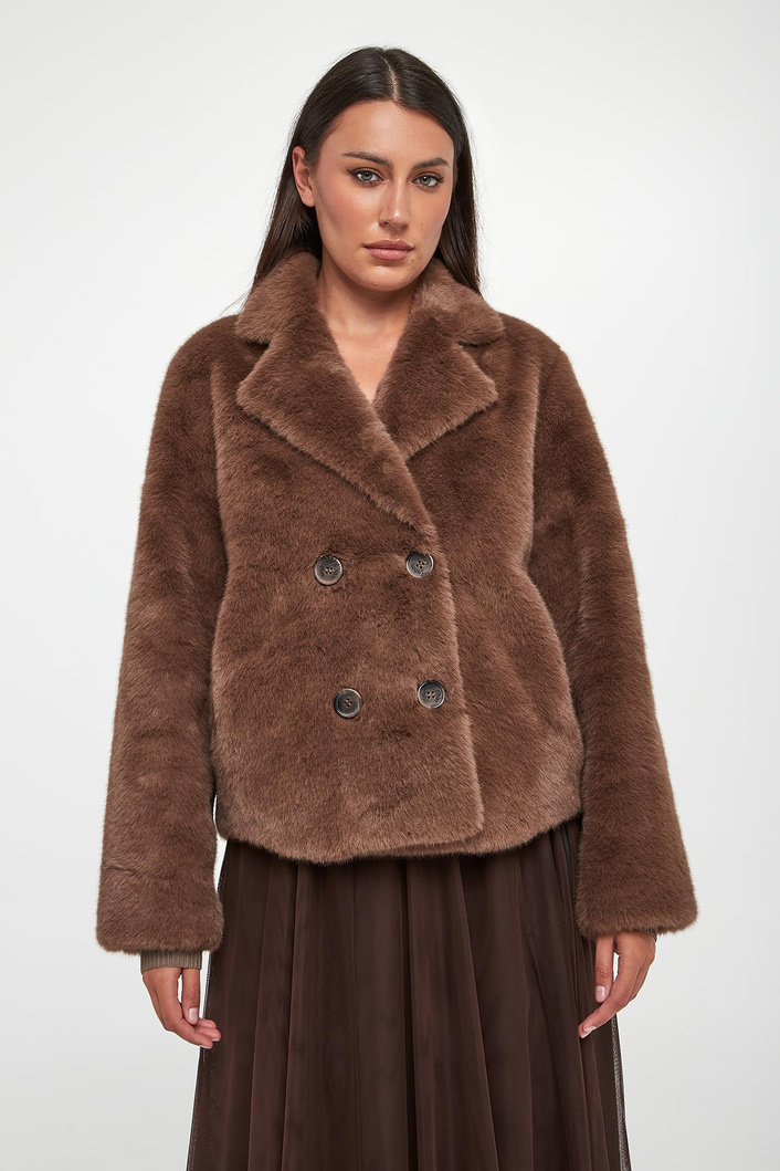 Kożuch damski dwustronny Orsina JOOP!