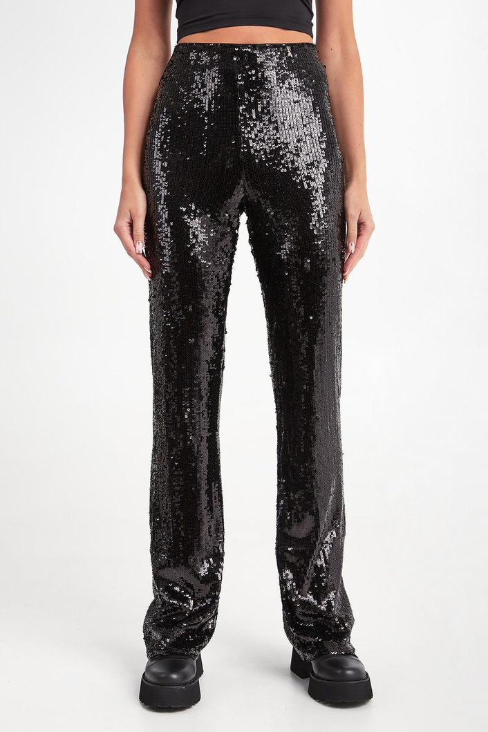 Spodnie damskie cekinowe PATRIZIA PEPE