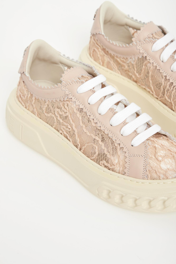 Sneakersy damskie skórzane CASADEI