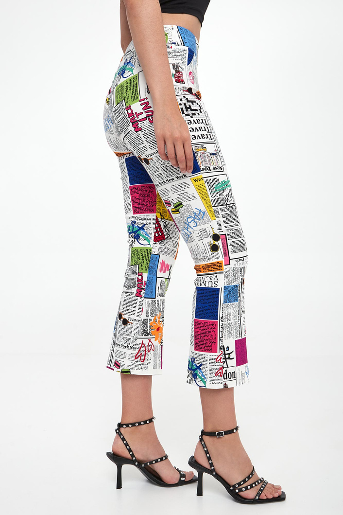 Spodnie damskie we wzór JOSEPH RIBKOFF