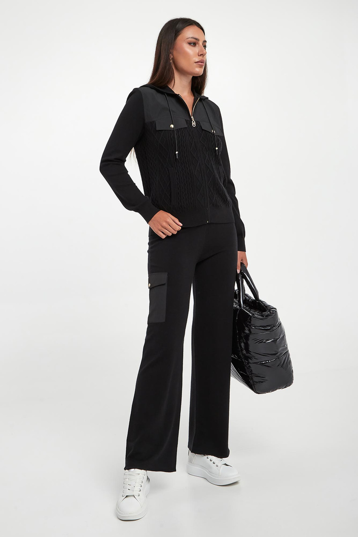 Sweter dmaski z kapturem LIU JO