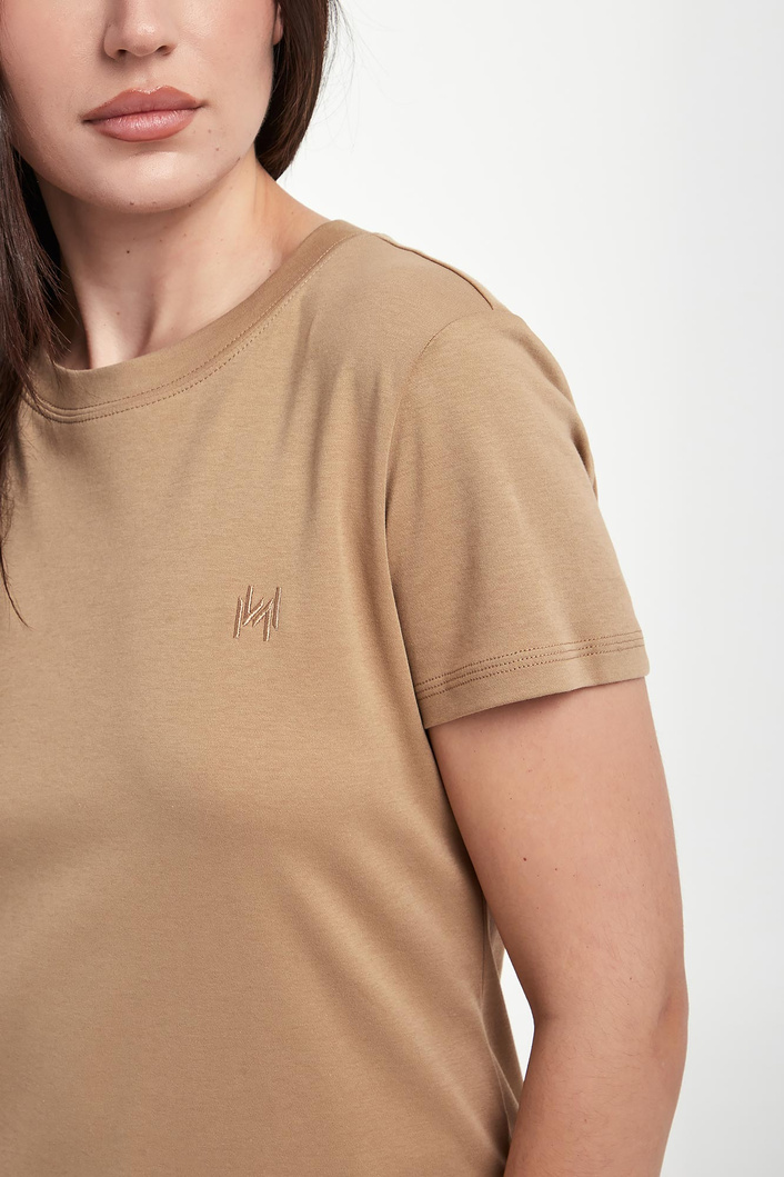 T-shirt damski Langue MARELLA MONOCHROME