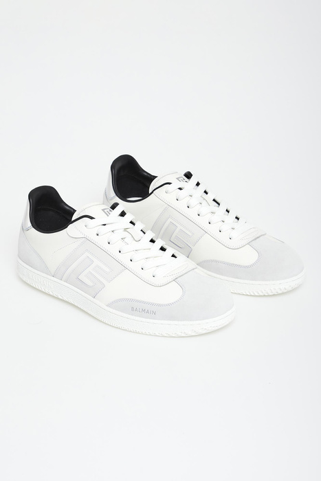 Sneakersy męskie skórzane Swan BALMAIN