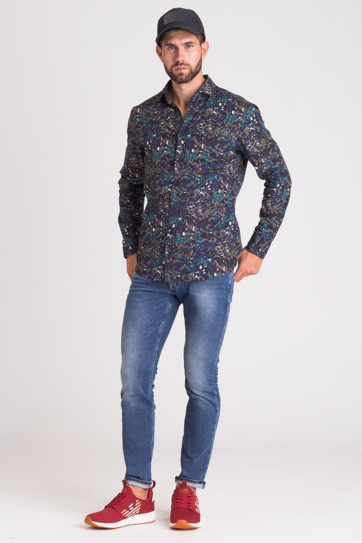 WIELOKOLOROWA KOSZULA JOOP! JEANS WE WZÓR MORO